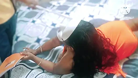 Üvey baba üvey kızını sınavda düşük notlar almasıyla cezalandırdı - gerçek şehvetli inlemeli tam tamil ses