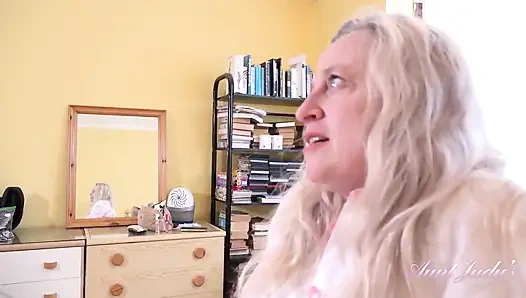 Auntjudys - kencan malam bareng tante seksi andrea ann yang lagi sange berat