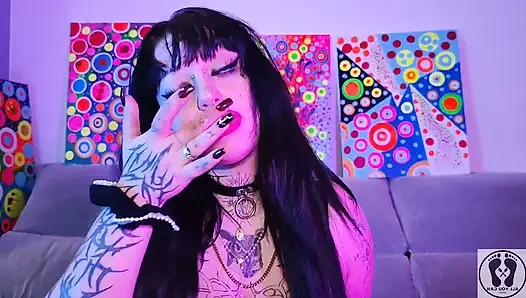 Nose Fetish Deedeelove Gothic Beauty Girl
