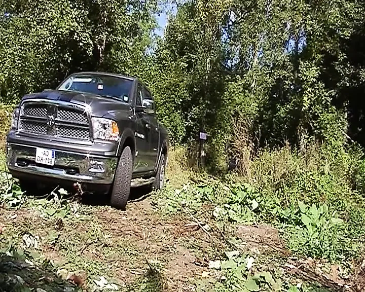 Redhead French whore takes big dick in her ass in the back of the truck