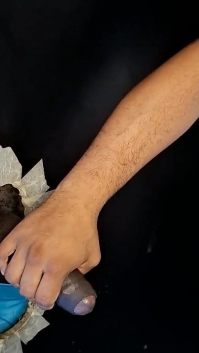 Giving ass to two brunette dicks | Clip 2