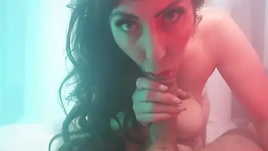 Rüya gibi üvey anne bakış açısı seks ve yüze boşalma
