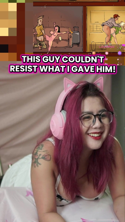 This guy couldn’t resist what I gave him!