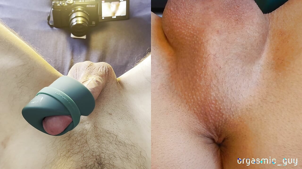 My favorite Toy gives me an intense Orgasm - Split View with Orgasmic Contractions