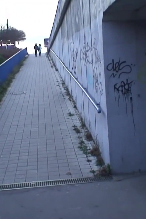 Horny bitch gets a quick rough fuck under the bridge