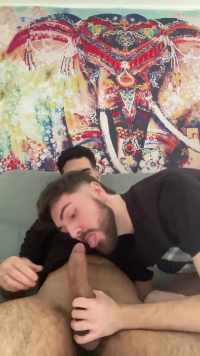 Memorable moment from "big cock blowjob"