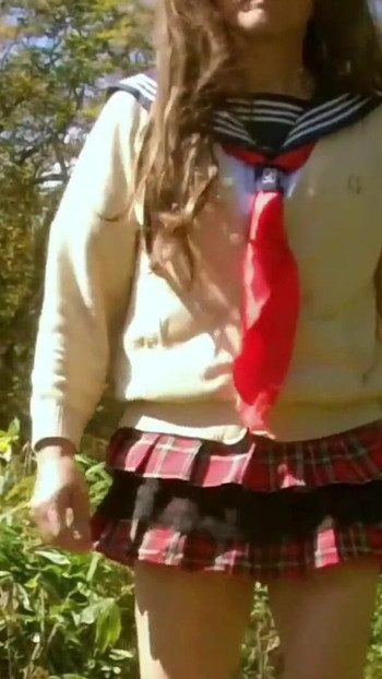 Captivating moment from "On My Way Home - Schoolgurl Pai-chan"