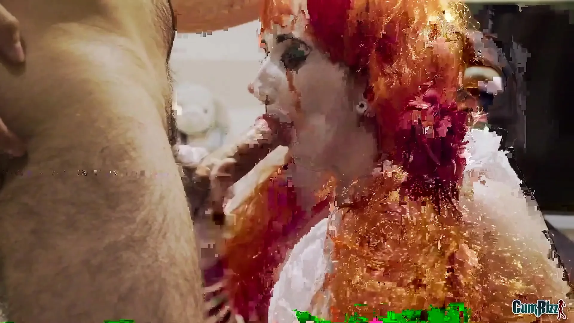 Dutch Halloween teen swallows every cum load