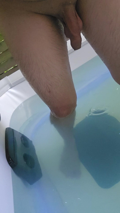 Penis in water