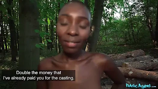Public Agent - Shaved Head Queen Zaawaadi Loves White Dick