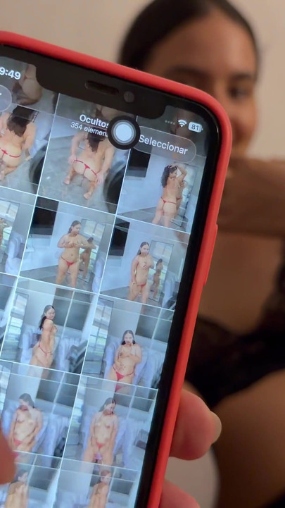 I Only Asked My Stepbrother Not to Show My Photos Anymore, I Cum