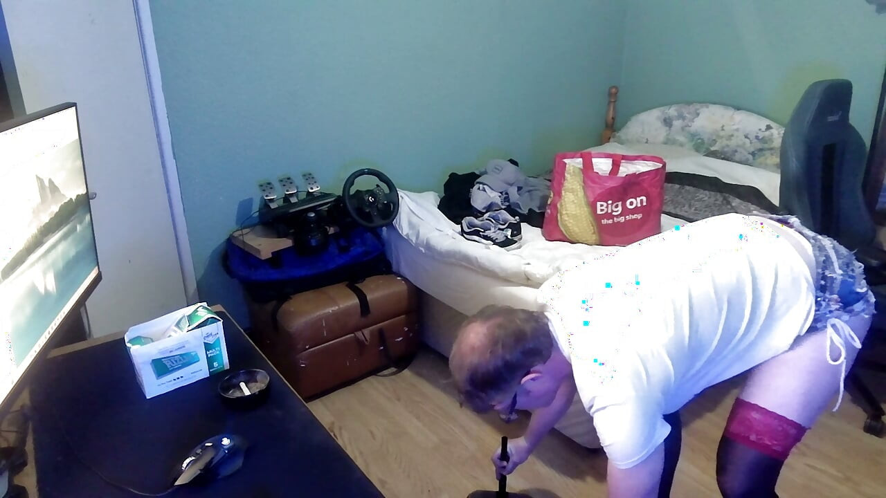 Just Cleaning the Bedroom