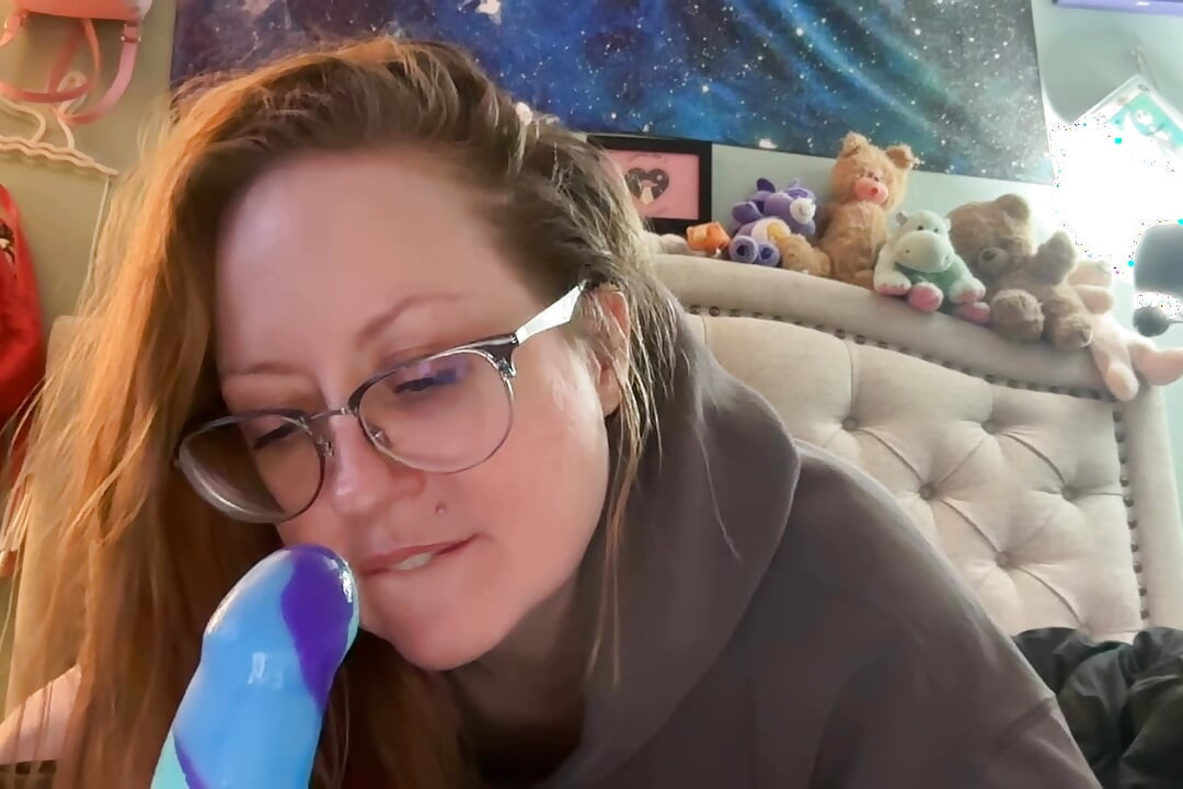 Showing Off My Sucking Skills On A Dildo
