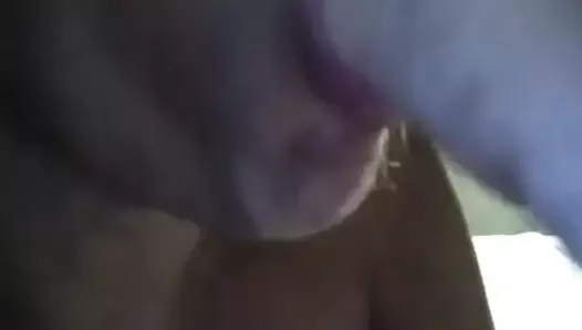 BLOWJOB CHALLENGE. I measured it, licked it and .... made it disappear. SWALLOWED