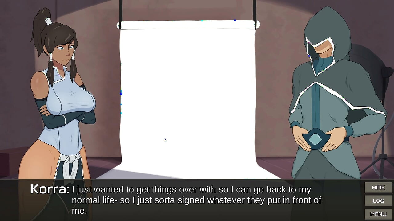 Korra's new Model job - Cummy Bender part 1