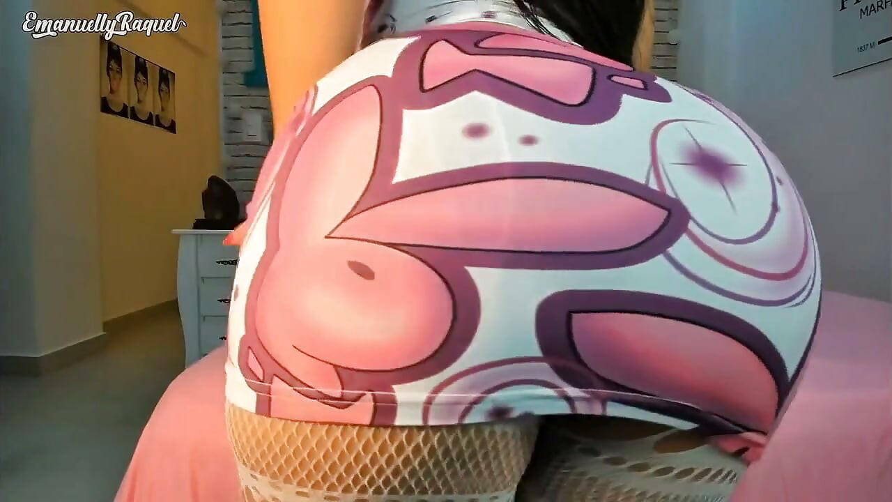 Sexy Big Ass Latina Emanuelly Raquel Twerking and Fucking Her Ass BBC Anal
