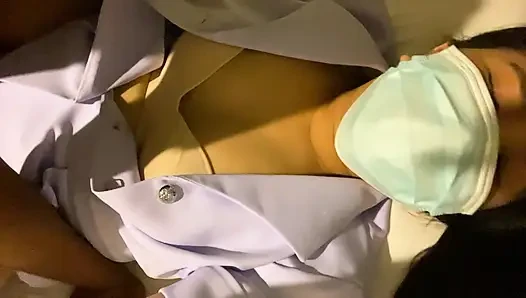 Ich arrangierte es, während der mittags sex mit meiner freundin meiner krankenschwester zu haben.