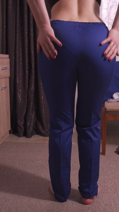 Nurse Can't Get Rid Of Visible Panty Lines | Clip 1