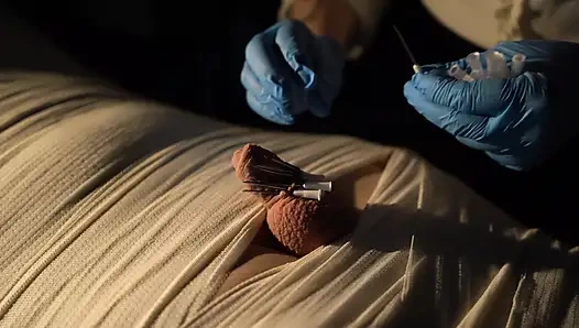 Kesenangan bermain medis, mumi, cbt jarum dan elektro