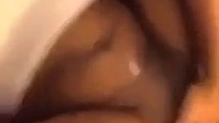 Black Chick Masturbates