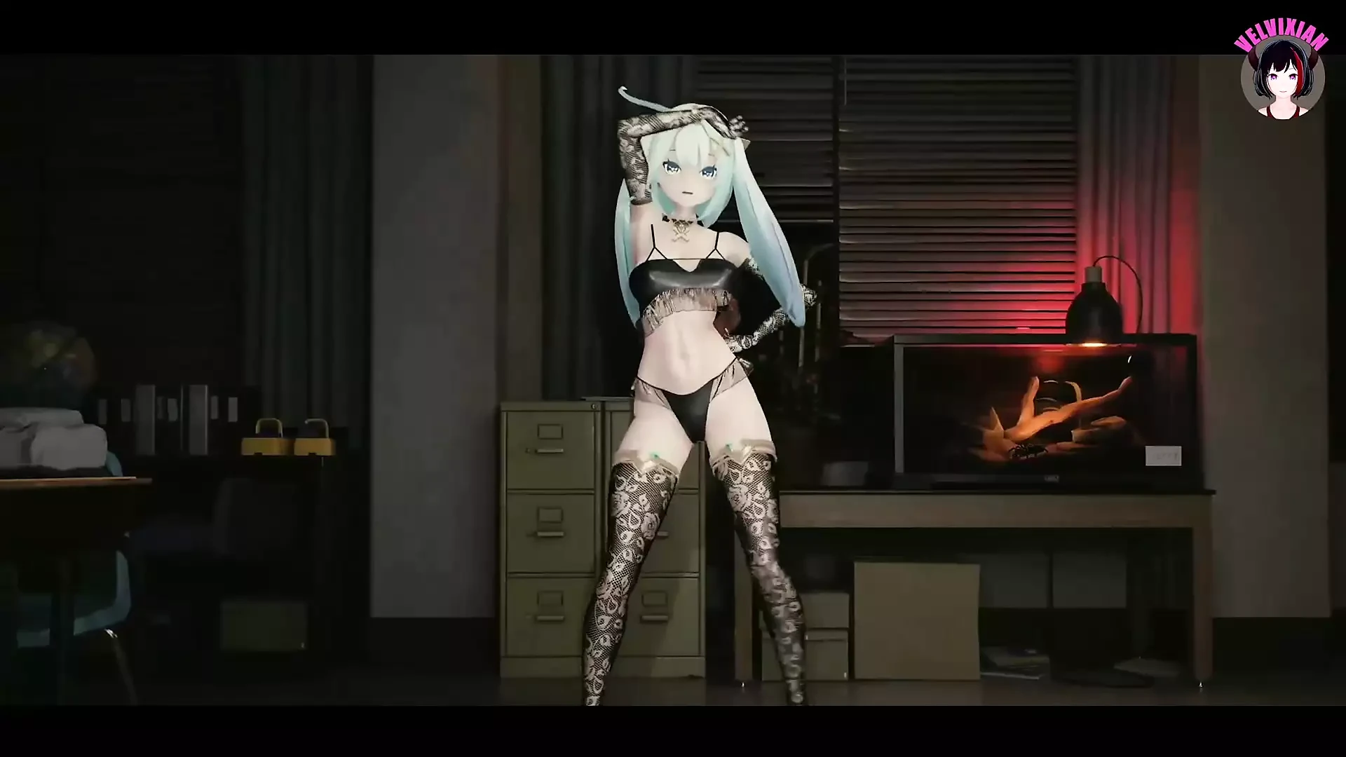 Very Hot Teen In Sexy Lingerie Dancing (3D HENTAI)