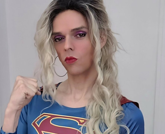 Halloween spezielles Supergirl-Crossplay