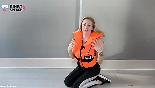 Parlak taytlı asmr lifejacket fetiş itirafı