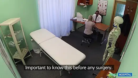 Fake Hospital - Curvy Blonde with a Bubbly Butt Takes Doctor's Naughty Offer for Pleasure