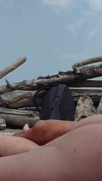 Spectacular moment from "Pussy Dick flashing in Public beach Squirting and Cumshot with Intense Orgasm in Front of Everyone"