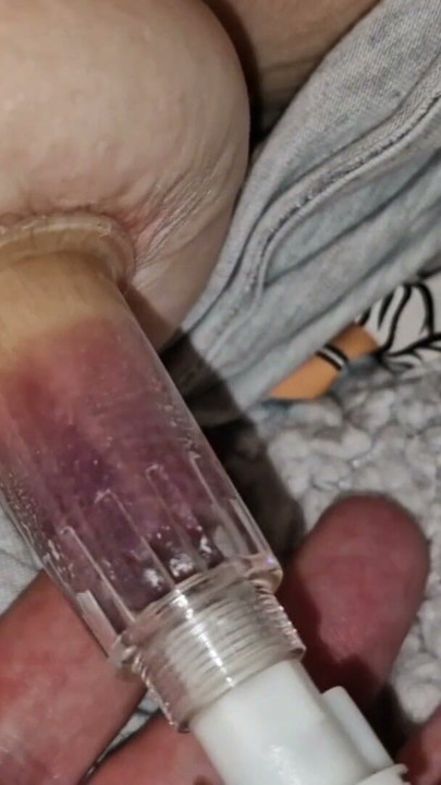 After fucking my mouth and pussy before going to bed, he brutally plays with my nipple | Clip 2