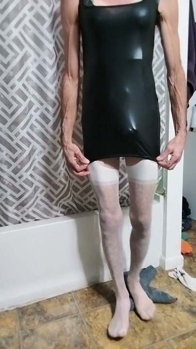 CD Michelle wearing green lingerie that I bought from ebay | Clip 1