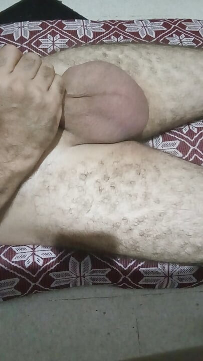 Hot cum after a long handjob