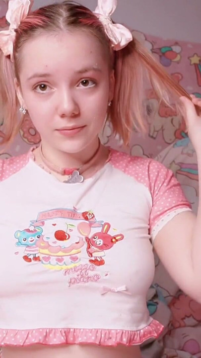 Barely Legal 18yo Petite Teen Loves Showing Off Her Cute Princess Panties And Pink Pussy Online | Clip 2