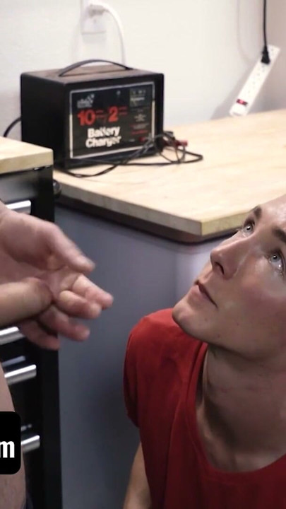 Shy Boy Gets Rammed By Older Man In Garage | Clip 2