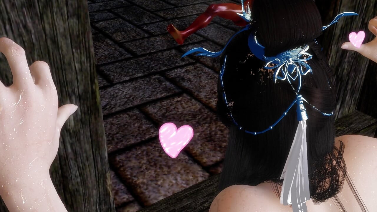 דוגמנית קוספליי חמה בתלת מימד נדפקה כל כך חזק על ידי זין גדול ושמן