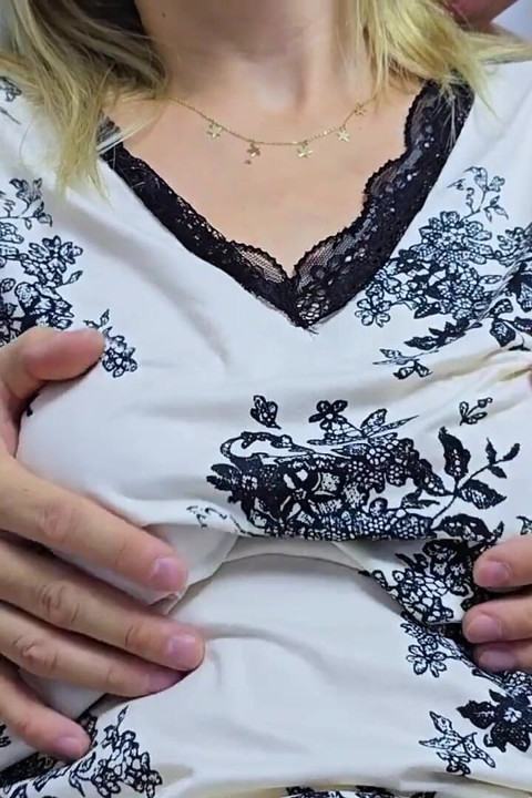 Intimate Play with Puffy Boobs and Nipple Sucking