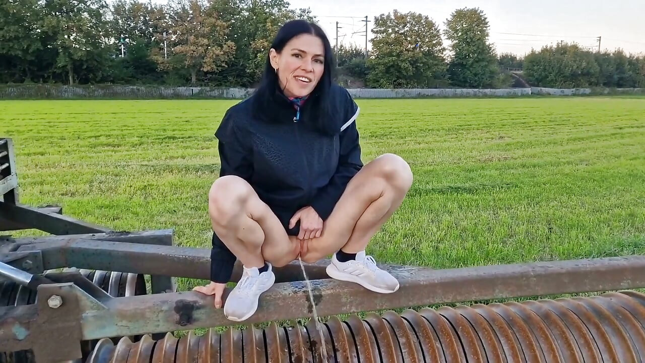 Nicky Brill Pissing Compilation Outdoors