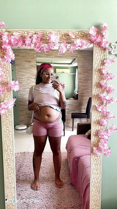 Fart Explosion After Eating Milk Intolerant Chubby Girl Bloated and Stuffed