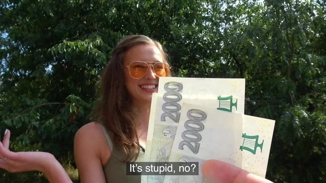 Public Agent Hot 19 year old fuck makes perfect boobs bounce