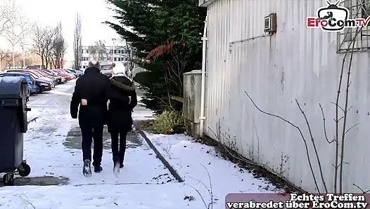 German girl next door is persuaded to have sex by grandpa