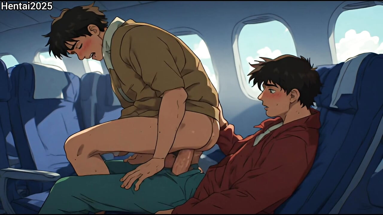 Anal Quickie on a plane compilation Cartoon Hentai Animation