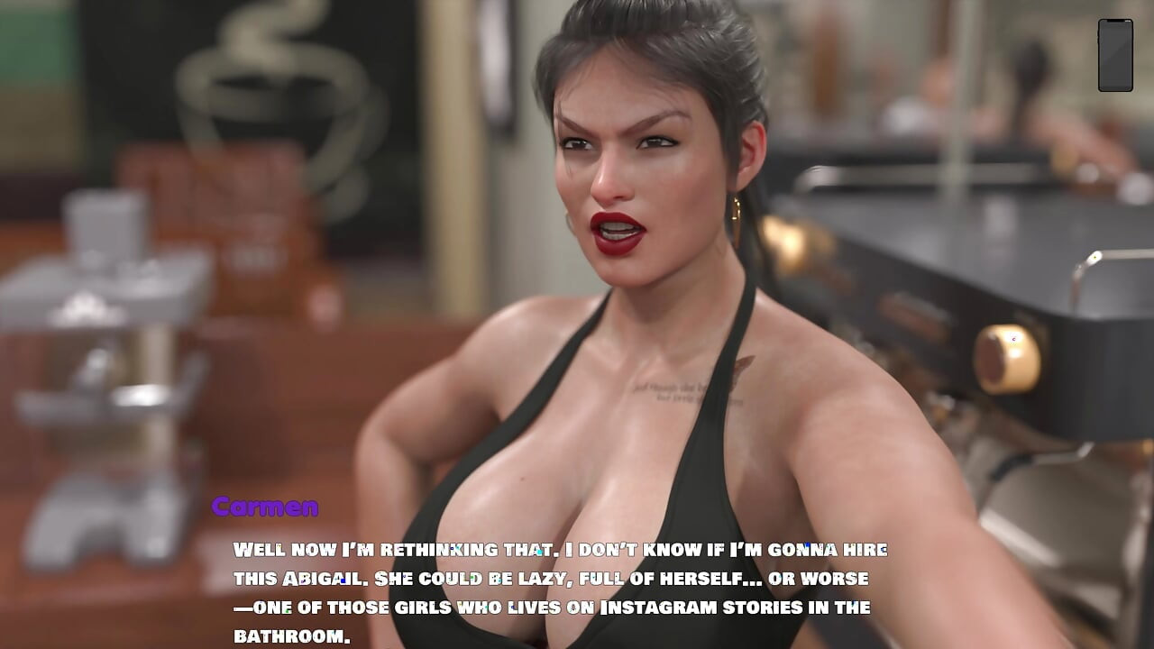 A Lonely Coffee Boy Fucked and Creampied the Hot MILF Boss
