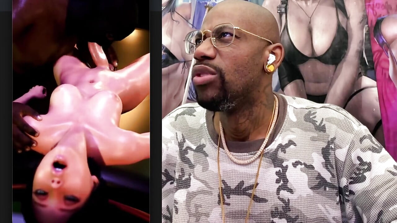 BBC Gooner Deepthroating a Cute Petite Transgender Girl Cock