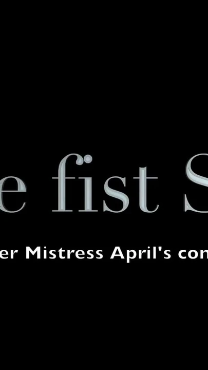 Epic moment from "Dominatrix Mistress April - Slave fists Slave"