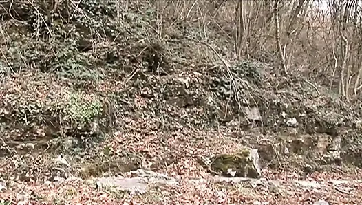 Kisah kotor Italia... Fanatik seksual asli lagi sendirian di taman