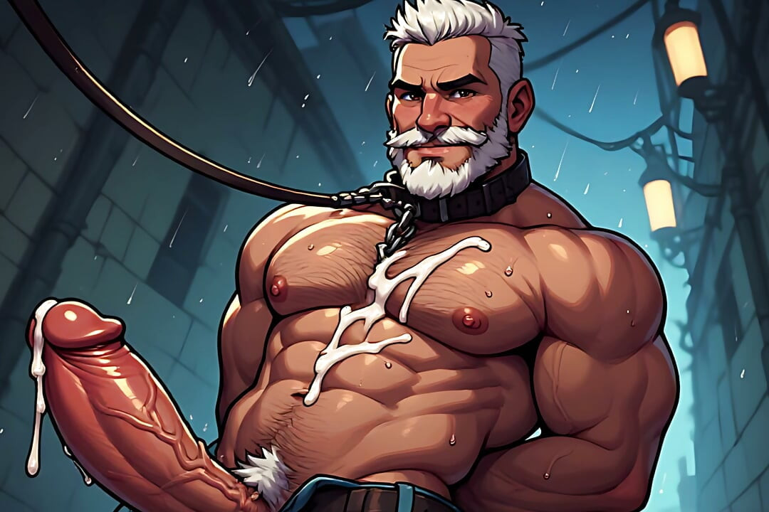 Handsome Hairy Men Erotic Art