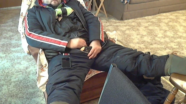 Cum in two snowsuits