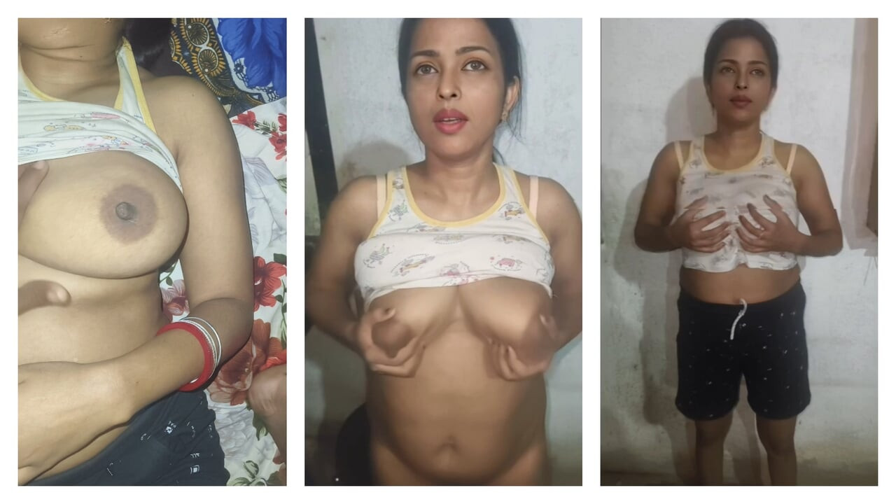 S-249. Bhabhi pressing her big boobs front of stepbrother