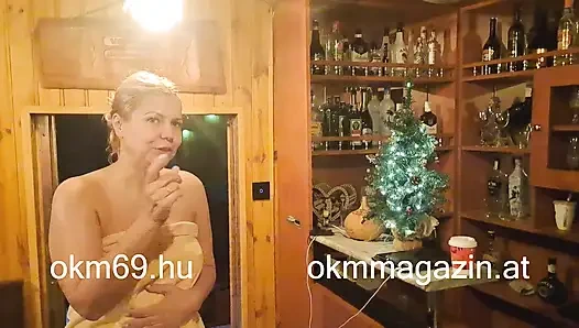 Vicky Wilfing masturbates in the shower.