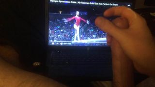 stroking to aly raisman